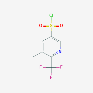 5-Methyl-6-(trifluoromethyl)pyridine-3-sulfonyl chloride