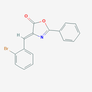 molecular formula C16H10BrNO2 B274259 4-(2-Bromo-benzylidene)-2-phenyl-4H-oxazol-5-one 
