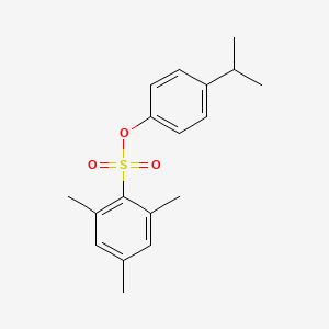 molecular formula C18H22O3S B2742596 4-异丙基苯基 2,4,6-三甲基苯磺酸酯 CAS No. 321580-00-1