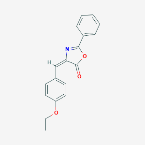 molecular formula C18H15NO3 B274261 4-(4-Ethoxybenzylidene)-2-phenyl-2-oxazolin-5-one 