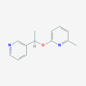 2-Methyl-6-[1-(pyridin-3-yl)ethoxy]pyridine