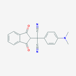 Malononitrile, 2-(4-dimethylaminophenyl)-2-(1,3-dioxoindan-2-yl)-