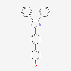 molecular formula C27H19NOS B2742628 2-(4'-Hydroxy-4-biphenyl)-4,5-diphenylthiazole CAS No. 1965304-87-3