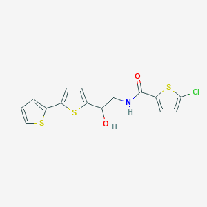 N-(2-{[2,2'-bithiophene]-5-yl}-2-hydroxyethyl)-5-chlorothiophene-2-carboxamide