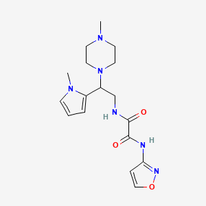 N1-(isoxazol-3-yl)-N2-(2-(1-methyl-1H-pyrrol-2-yl)-2-(4-methylpiperazin-1-yl)ethyl)oxalamide