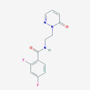 2,4-difluoro-N-(2-(6-oxopyridazin-1(6H)-yl)ethyl)benzamide