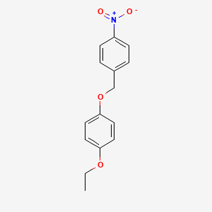molecular formula C15H15NO4 B2742688 1-乙氧基-4-[(4-硝基苯甲基)氧基]苯 CAS No. 694443-51-1