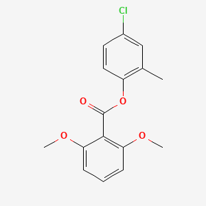 4-Chloro-2-methylphenyl 2,6-dimethoxybenzoate