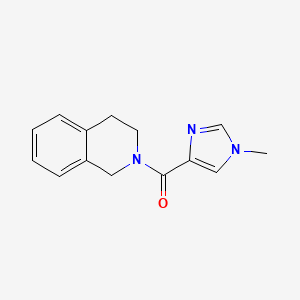 3,4-Dihydro-1H-isoquinolin-2-yl-(1-methylimidazol-4-yl)methanone