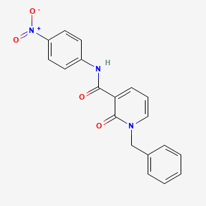 1-benzyl-N-(4-nitrophenyl)-2-oxo-1,2-dihydropyridine-3-carboxamide