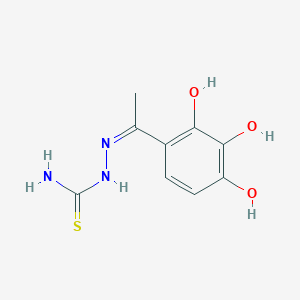 (Z)-2-(1-(2,3,4-trihydroxyphenyl)ethylidene)hydrazinecarbothioamide