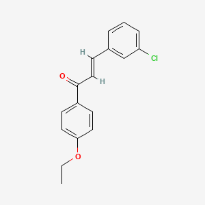 (2E)-3-(3-Chlorophenyl)-1-(4-ethoxyphenyl)prop-2-en-1-one
