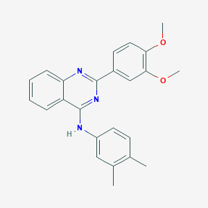 2-(3,4-dimethoxyphenyl)-N-(3,4-dimethylphenyl)quinazolin-4-amine