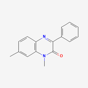1,7-dimethyl-3-phenylquinoxalin-2(1H)-one