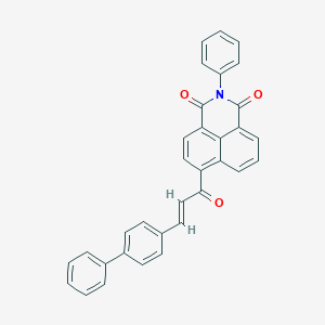 6-(3-[1,1'-biphenyl]-4-ylacryloyl)-2-phenyl-1H-benzo[de]isoquinoline-1,3(2H)-dione