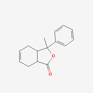 molecular formula C15H16O2 B2742798 3-甲基-3-苯基-3a,4,7,7a-四氢异苯并呋喃-1(3H)-酮 CAS No. 95126-94-6