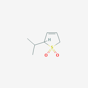 molecular formula C7H12O2S B027428 2-Propan-2-yl-2,5-dihydrothiophene 1,1-dioxide CAS No. 105230-91-9