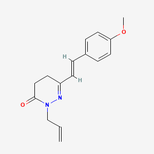 2-allyl-6-(4-methoxystyryl)-4,5-dihydro-3(2H)-pyridazinone