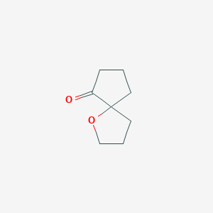 molecular formula C8H12O2 B2742849 1-Oxaspiro[4.4]nonan-6-one CAS No. 134179-01-4