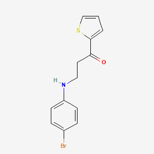 3-(4-Bromoanilino)-1-(2-thienyl)-1-propanone