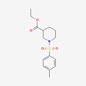 molecular formula C15H21NO4S B2742876 乙酸乙酯 1-对甲苯磺酰哌啶-3-羧酸乙酯 CAS No. 349621-05-2