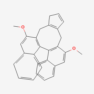 (R)-5,16-Dimethoxy-4,17-dihydro-1H-cyclopenta[6,7]cycloocta[2,1-a:3,4-a']dinaphthalene (mixture of double bond isomers 2.2:1)