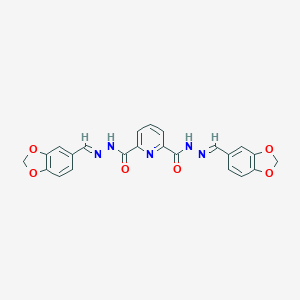 N'~2~,N'~6~-bis(1,3-benzodioxol-5-ylmethylene)-2,6-pyridinedicarbohydrazide