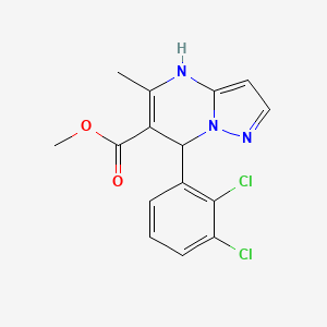 molecular formula C15H13Cl2N3O2 B2742954 K+ Channel inhibitor 1734 CAS No. 343240-54-0