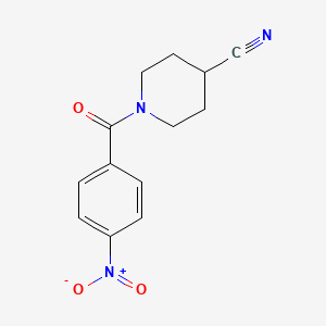 1-(4-Nitrobenzoyl)piperidine-4-carbonitrile