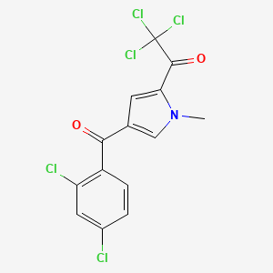 2,2,2-trichloro-1-[4-(2,4-dichlorobenzoyl)-1-methyl-1H-pyrrol-2-yl]-1-ethanone