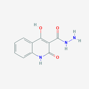 4-Hydroxy-2-oxo-1,2-dihydroquinoline-3-carbohydrazide