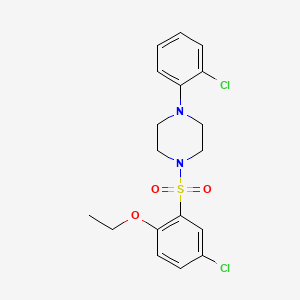 1-(5-Chloro-2-ethoxybenzenesulfonyl)-4-(2-chlorophenyl)piperazine