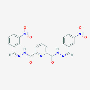 2,6-Bis[2-(3-nitrobenzylidene)hydrazinocarbonyl]pyridine