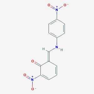 (6E)-2-nitro-6-[(4-nitroanilino)methylidene]cyclohexa-2,4-dien-1-one