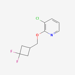 3-Chloro-2-((3,3-difluorocyclobutyl)methoxy)pyridine