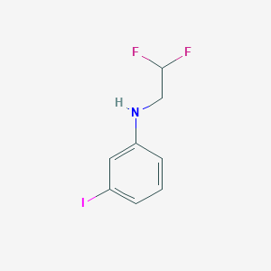 molecular formula C8H8F2IN B2743031 N-(2,2-difluoroethyl)-3-iodoaniline CAS No. 1184404-75-8