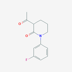 3-Acetyl-1-(3-fluorophenyl)piperidin-2-one