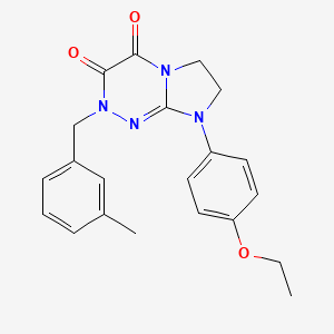 molecular formula C21H22N4O3 B2743045 8-(4-ethoxyphenyl)-2-(3-methylbenzyl)-7,8-dihydroimidazo[2,1-c][1,2,4]triazine-3,4(2H,6H)-dione CAS No. 941960-01-6