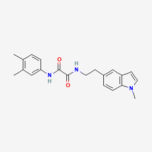 N'-(3,4-dimethylphenyl)-N-[2-(1-methyl-1H-indol-5-yl)ethyl]ethanediamide