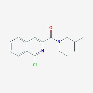 1-chloro-N-ethyl-N-(2-methylprop-2-en-1-yl)isoquinoline-3-carboxamide