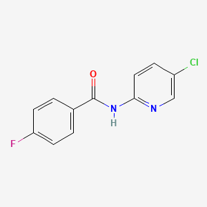 N-(5-chloropyridin-2-yl)-4-fluorobenzamide