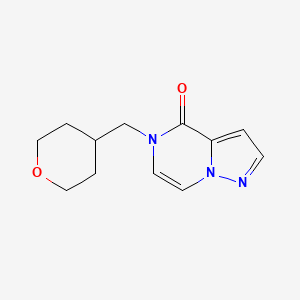 5-(Oxan-4-ylmethyl)pyrazolo[1,5-a]pyrazin-4-one
