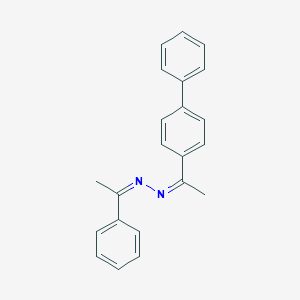 1-[1,1'-Biphenyl]-4-ylethanone (1-phenylethylidene)hydrazone