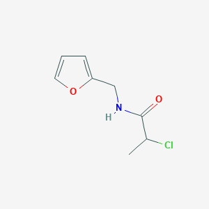 2-chloro-N-(furan-2-ylmethyl)propanamide