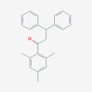 molecular formula C24H24O B274317 1-Mesityl-3,3-diphenyl-1-propanone 