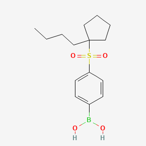 (4-((1-Butylcyclopentyl)sulfonyl)phenyl)boronic acid