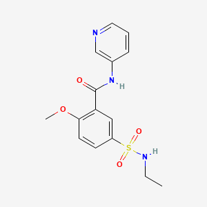 5-(N-ethylsulfamoyl)-2-methoxy-N-(pyridin-3-yl)benzamide