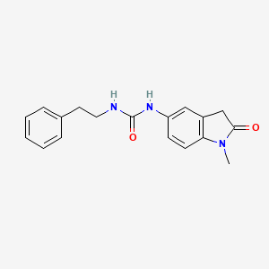 1-(1-Methyl-2-oxoindolin-5-yl)-3-phenethylurea