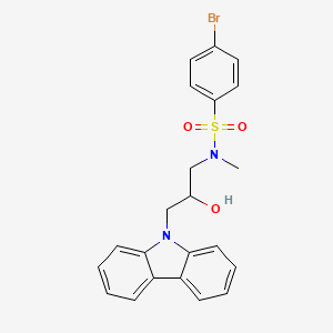 [(4-Bromophenyl)sulfonyl](3-carbazol-9-yl-2-hydroxypropyl)methylamine