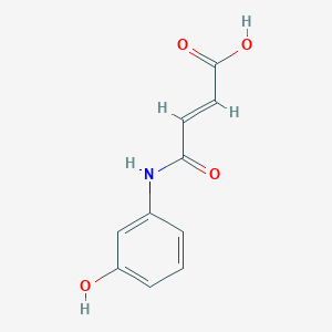 4-(3-Hydroxyanilino)-4-oxo-2-butenoic acid